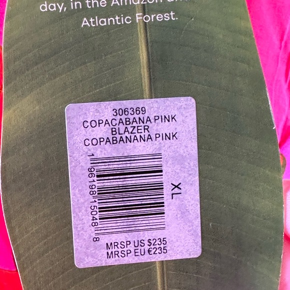 Farm Rio Pink Copacabana Two Piece Blazer + Pants NWT XL - Picture 3 of 8